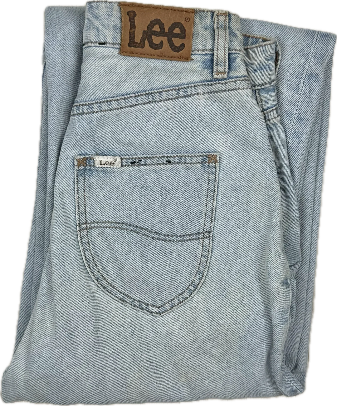 Lee Jeans 'High Baggy' Light Wash Jeans - Size 5 or 23"