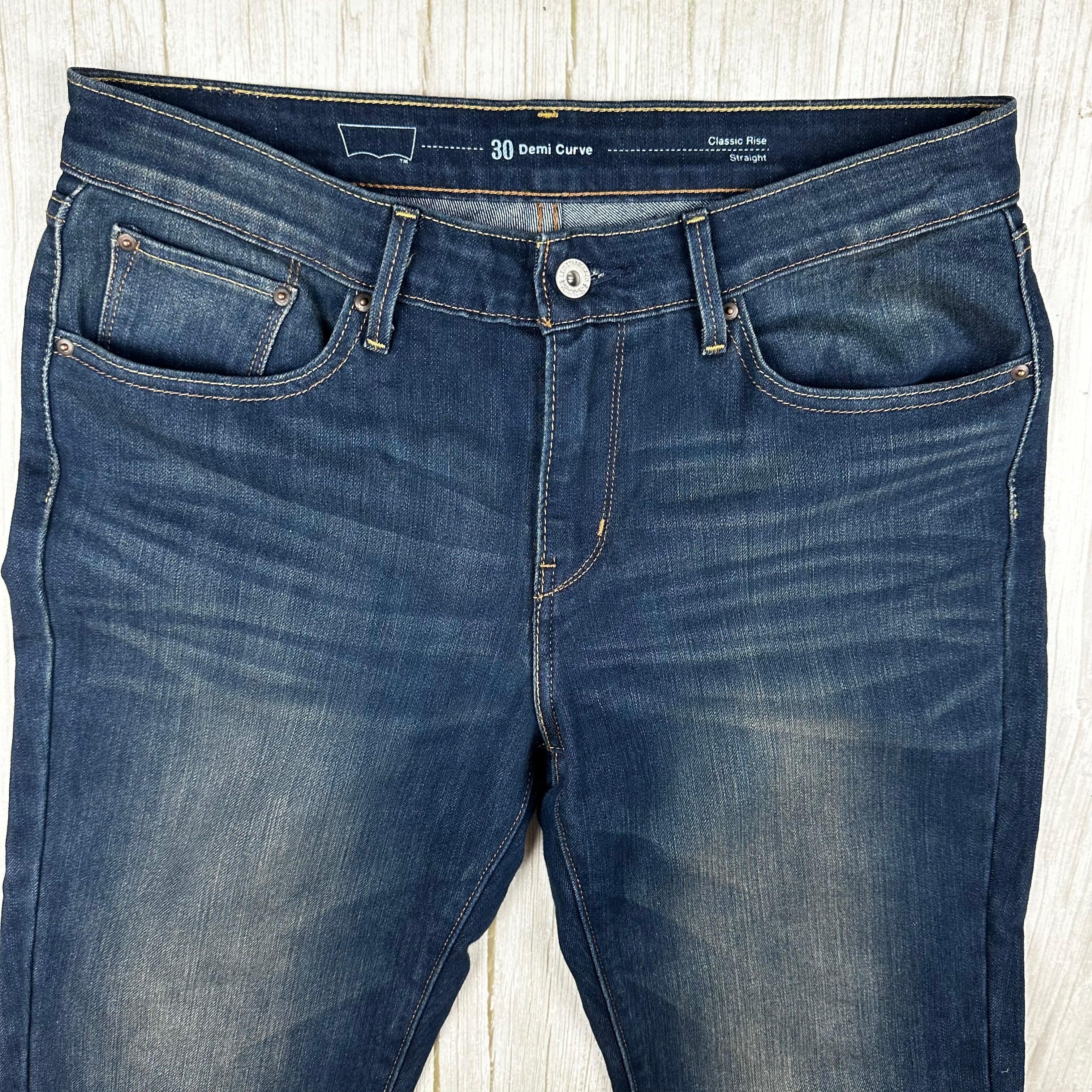 Levi's demi curve straight best sale