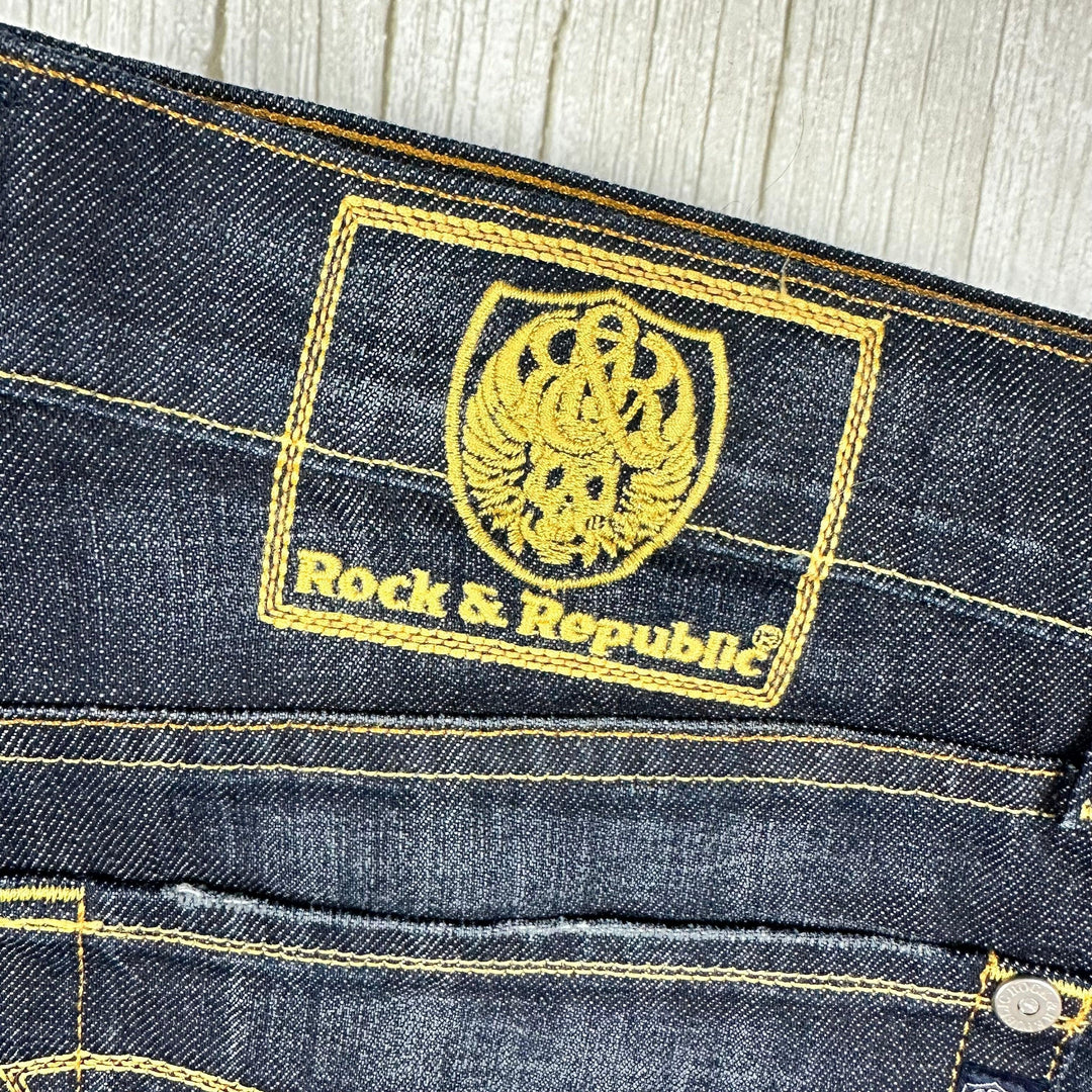 Rock & Republic Mens 'Henlee' Bootcut Jeans- Size 38 - Jean Pool