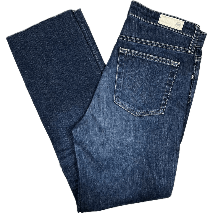 AG Adriano Goldschmied 'Isabelle' High Rise Straight Crop Jeans- Size 27R - Jean Pool