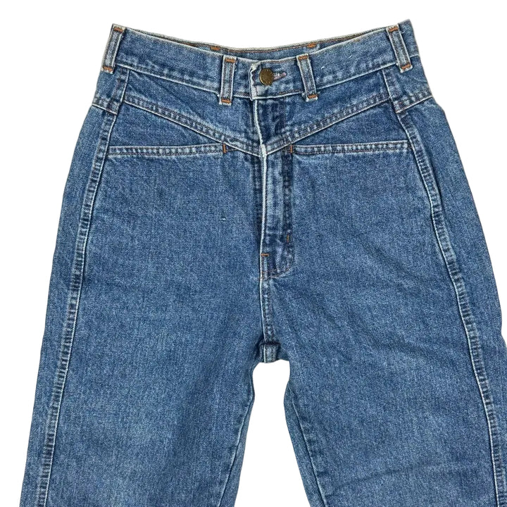 Fabergé Vintage 1980's High Waist Tapered Jeans- Suit Size 6/7