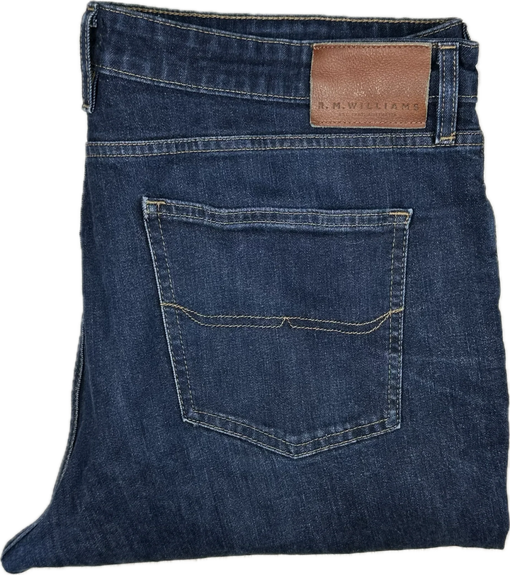 R.M. Williams Mens Straight Fit Stretch Jeans- Size 42