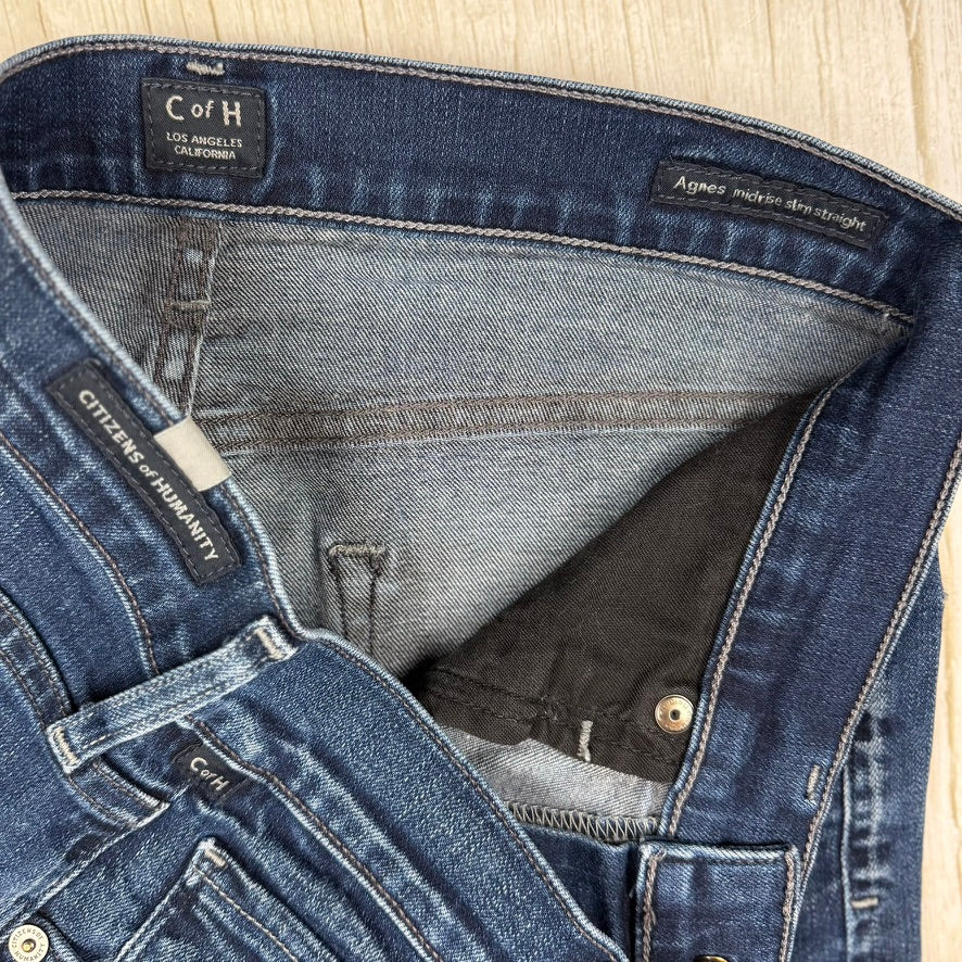 Citizens of Humanity 'Agnes' Stretch Slim Straight Jeans - Size 26