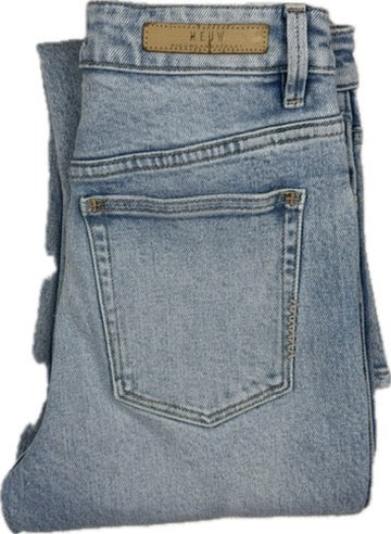 NEUW 'Marilyn Crop Kick' Blue Monday High Rise Jeans - Size 26