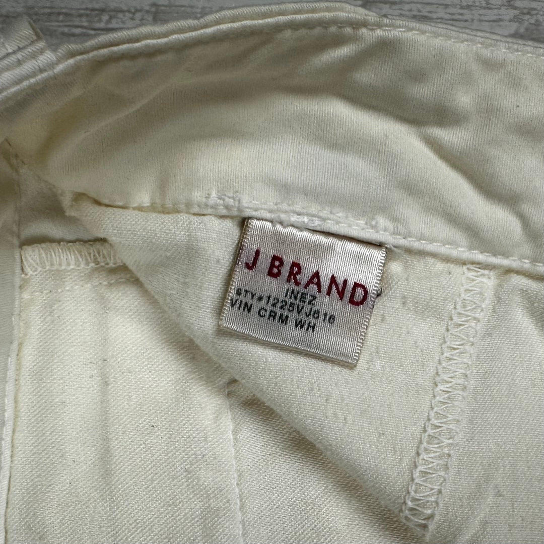 NEW - J Brand Womens 'Inez' Cream Crop Chino -Size 26 - Jean Pool