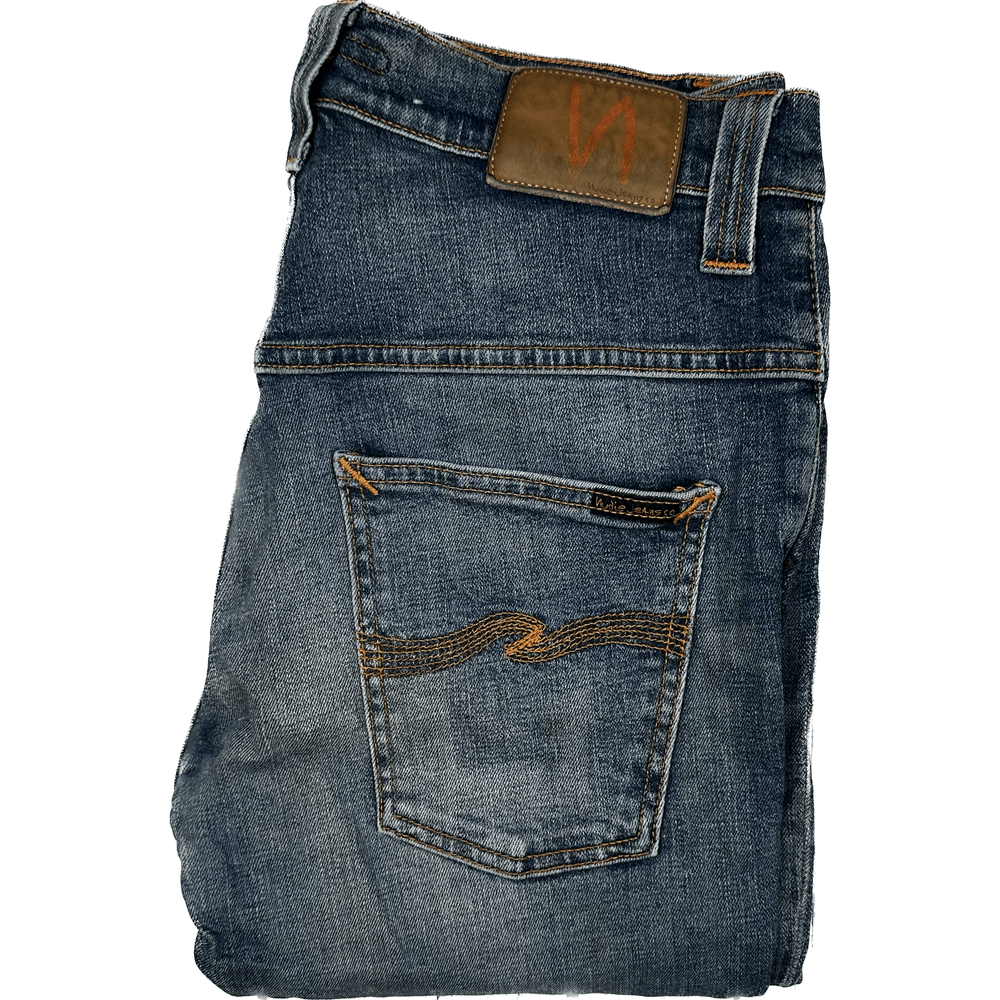 Nudie Jeans Co. 'Thin Finn' Organic Greenwash Jeans - Size 31/32 - Jean Pool