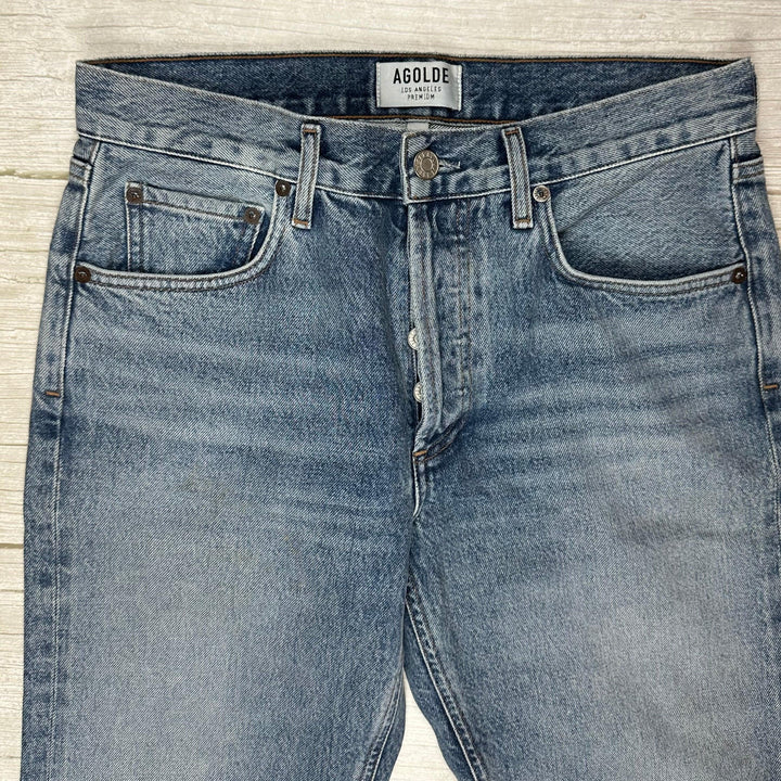 AGOLDE 'Carrie' Long Denim Shorts- Size 27