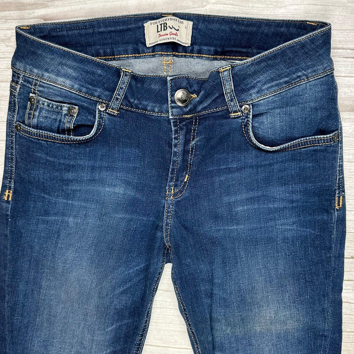 LTB Low Rise 'Cycle X' Skinny Capri Denim Shorts- Size 28