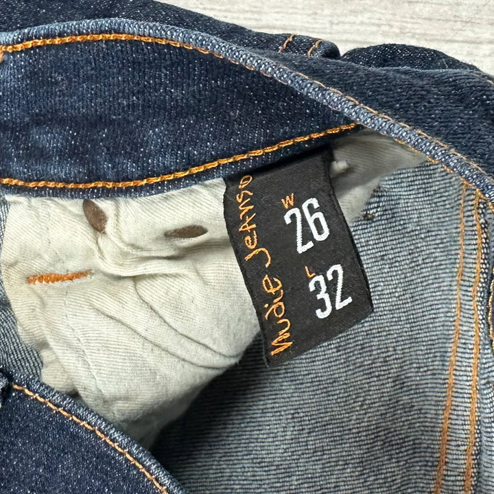 Nudie Jeans Co. 'Tight Long John' Organic Twill Rinsed Jeans- Size 26