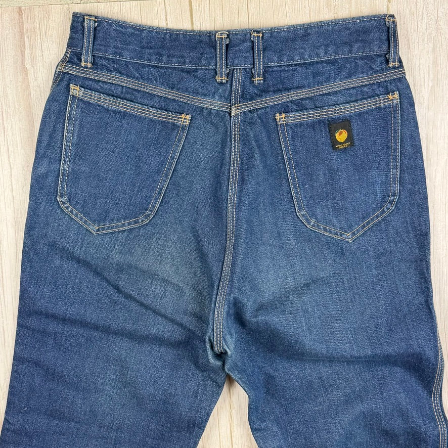 AMCO 1970s Peaches Vintage Rare Australian Made Ladies Flare Jeans