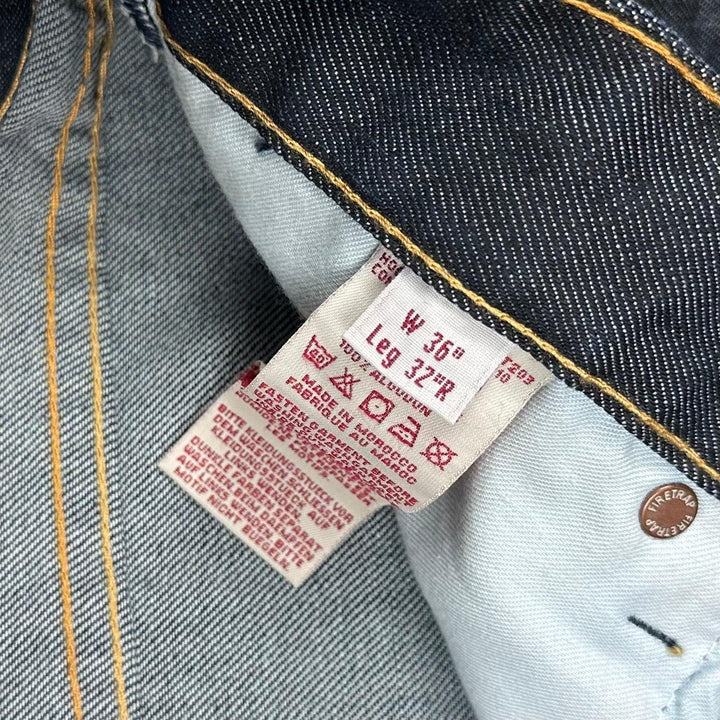 Firetrap Black Seal 'Hooper Comfort' Mens Relaxed Jeans - Size 36