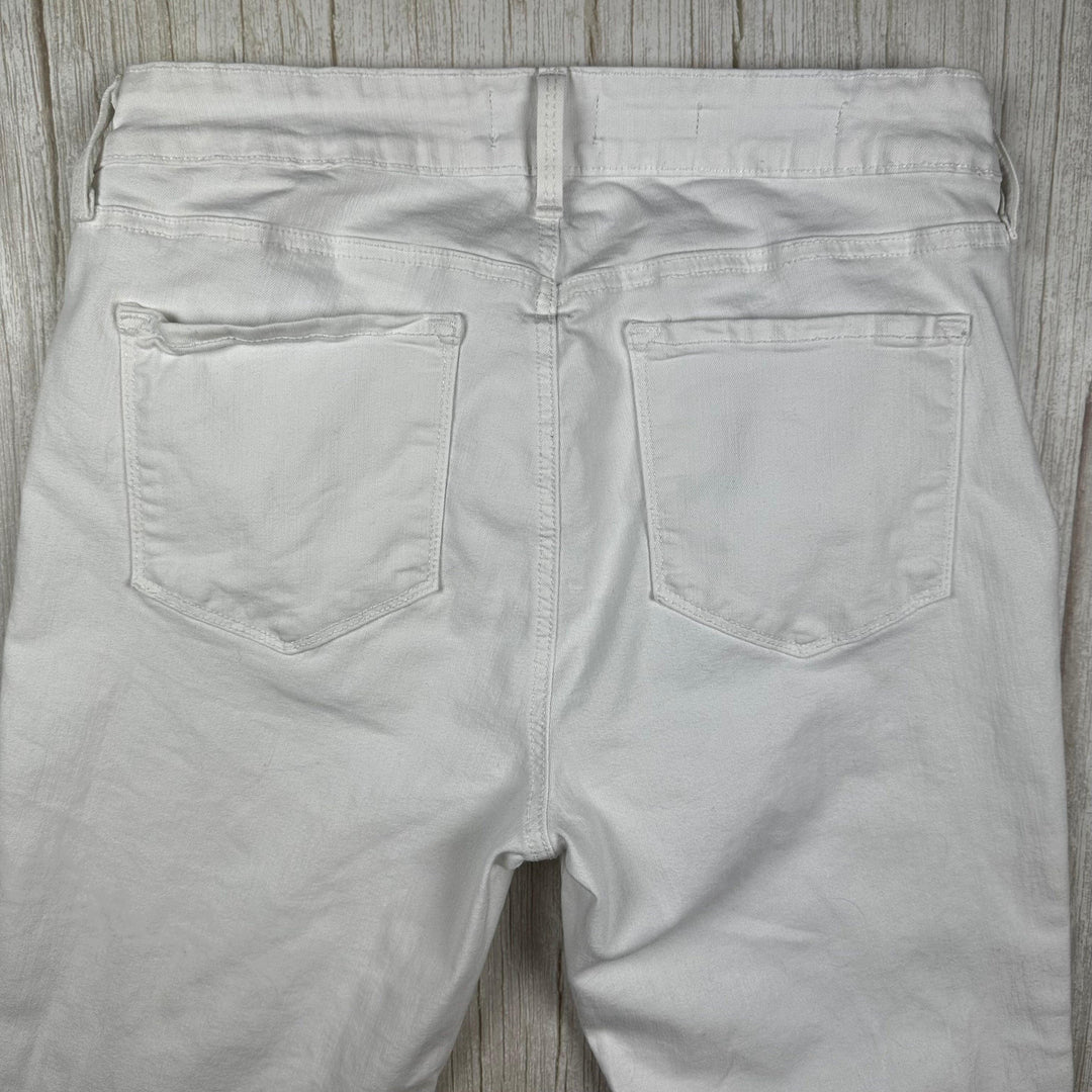 NYDJ - 'Lift & Tuck' MARILYN Straight White Jeans -Size 10US suit 14AU - Jean Pool