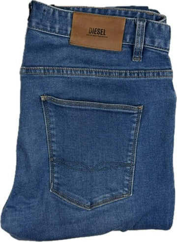 Diesel Mens Regular Slim Straight Jeans - Size 34/34