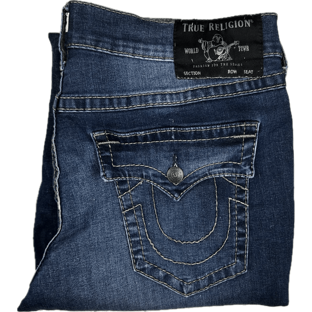 True Religion Mens 'Ricky Flap Big T' Straight Jeans - Size 38 - Jean Pool