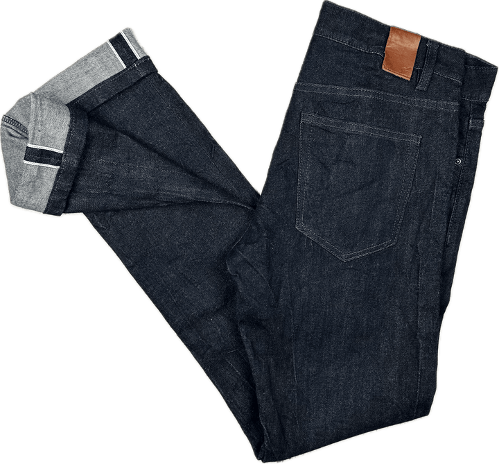 Comoditi Selvedge Stretch Mens Slim Denim Jeans - Size 32/34