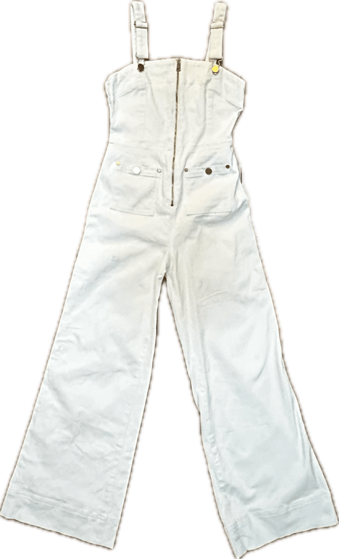 Alice McCall 'Quincy' Ivory Overalls -Size 8