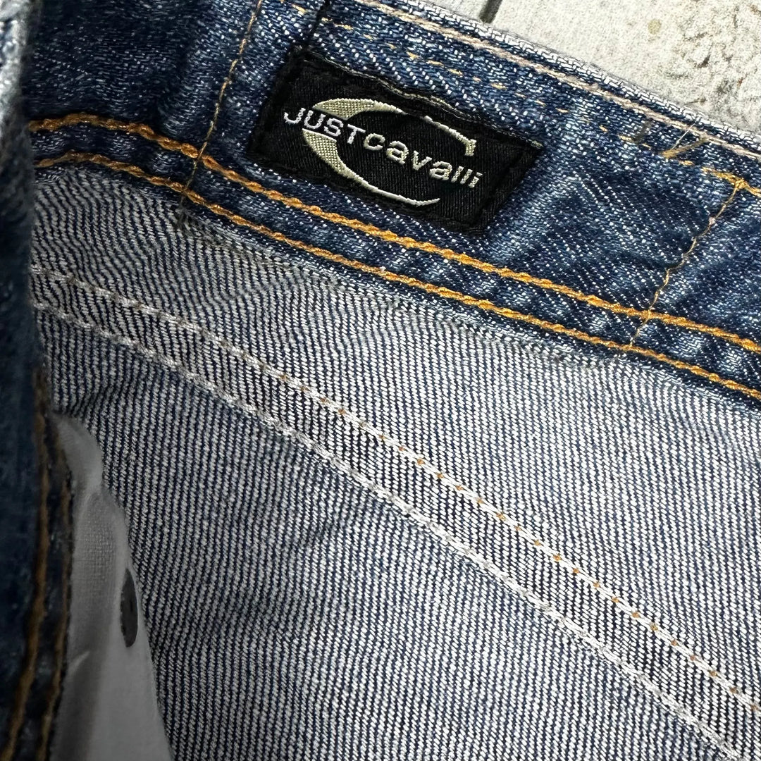 Just Cavalli Italian Vintage Wash Classic Jeans - Size 34 - Jean Pool