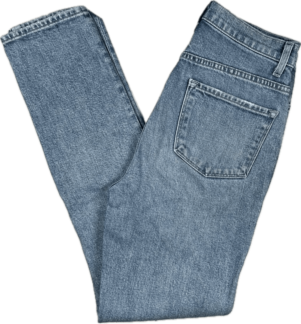 J Brand 'Runway' Chadron Destruct High Rise Straight - 26" - Jean Pool