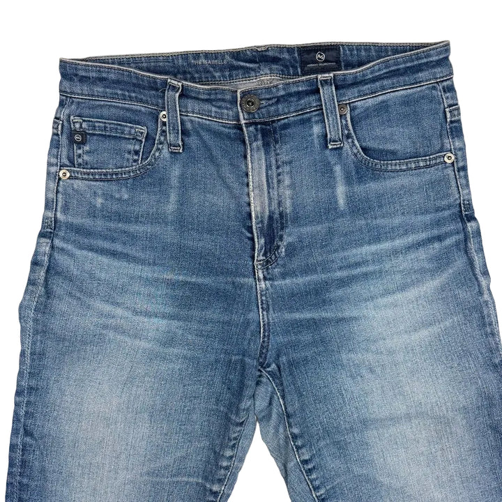 AG Adriano Goldschmied 'The Isabelle' High Rise Straight Crop Jeans- Size 28R