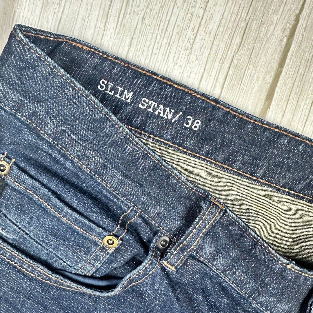 Jag Slim Stan Mens Dark Wash Jeans - Size 38 - Jean Pool