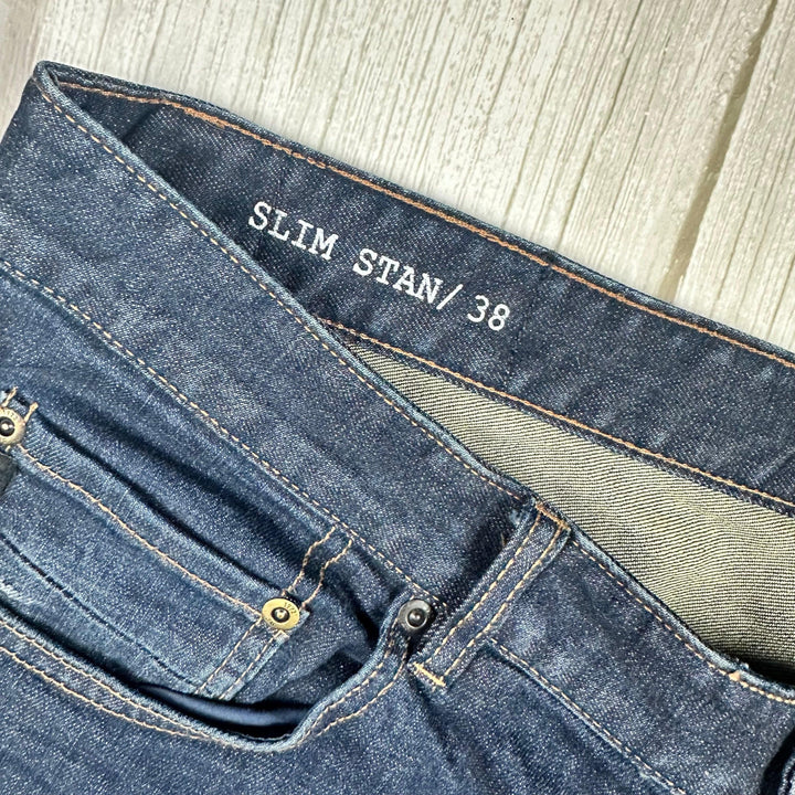 Jag Slim Stan Mens Dark Wash Jeans - Size 38 - Jean Pool