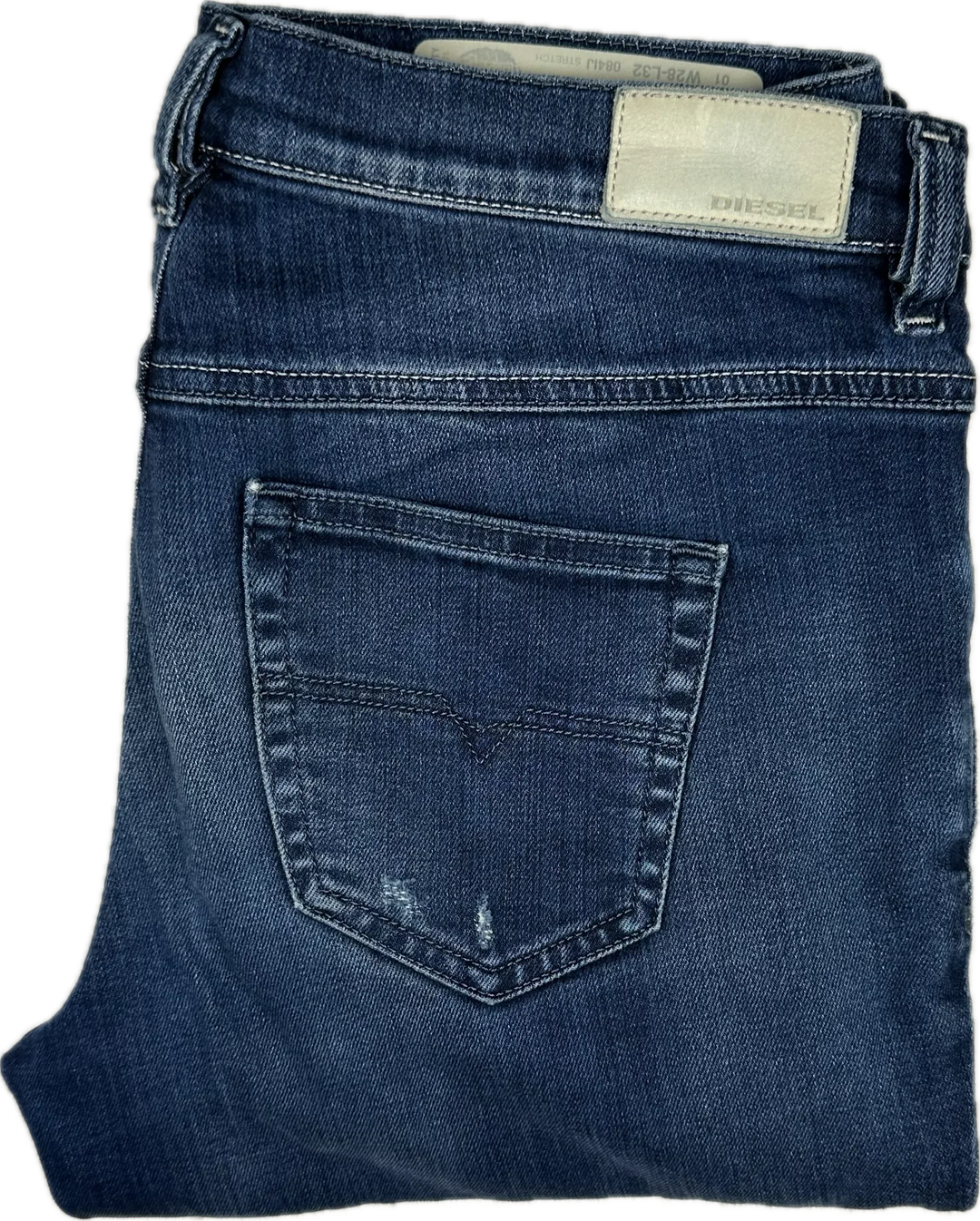 Diesel Ladies 'Belthy- Ankle' Crop Boyfriend Jeans -Size 28