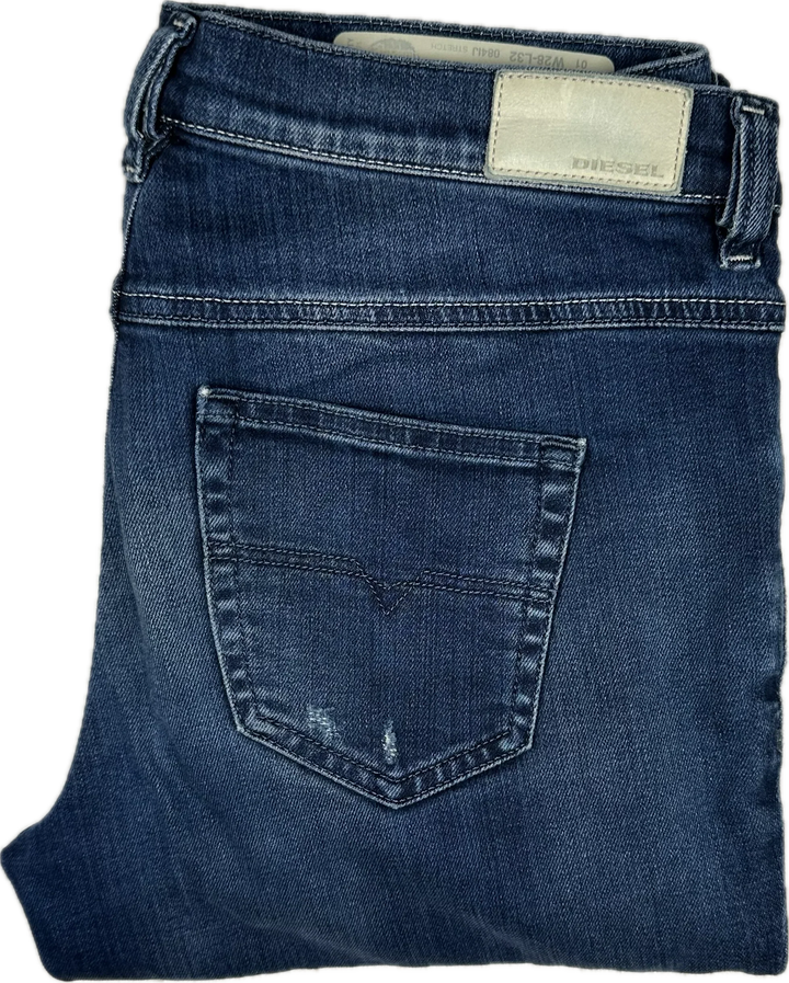 Diesel Ladies 'Belthy- Ankle' Crop Boyfriend Jeans -Size 28