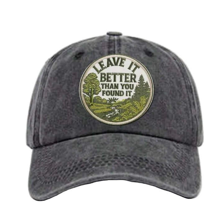 Leave it better than you found it-  Embroidered Iron On Patch