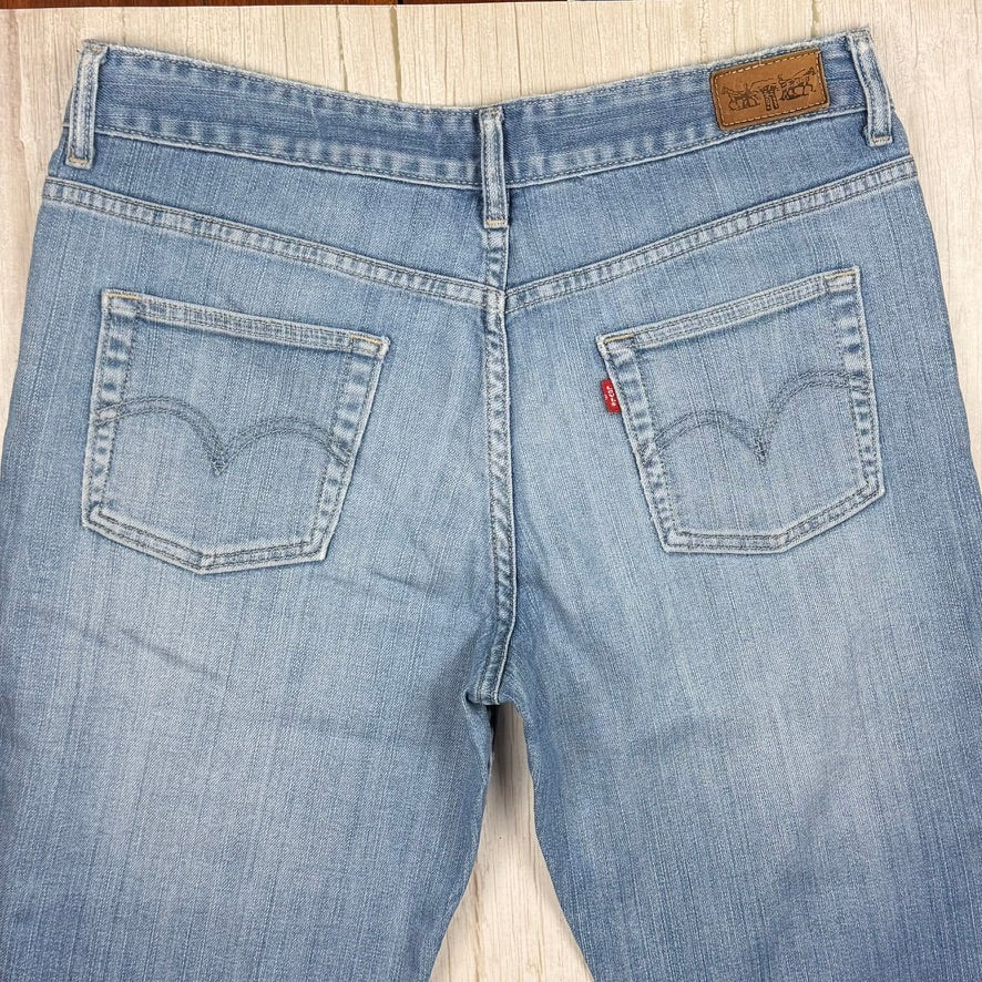 Vintage Y2k Levis 553 Bootcut Ladies Jeans - Size 14/16S
