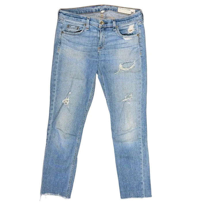 Rag & Bone  'Dre' Low Rise Slim Boyfriend Jeans- Size 26
