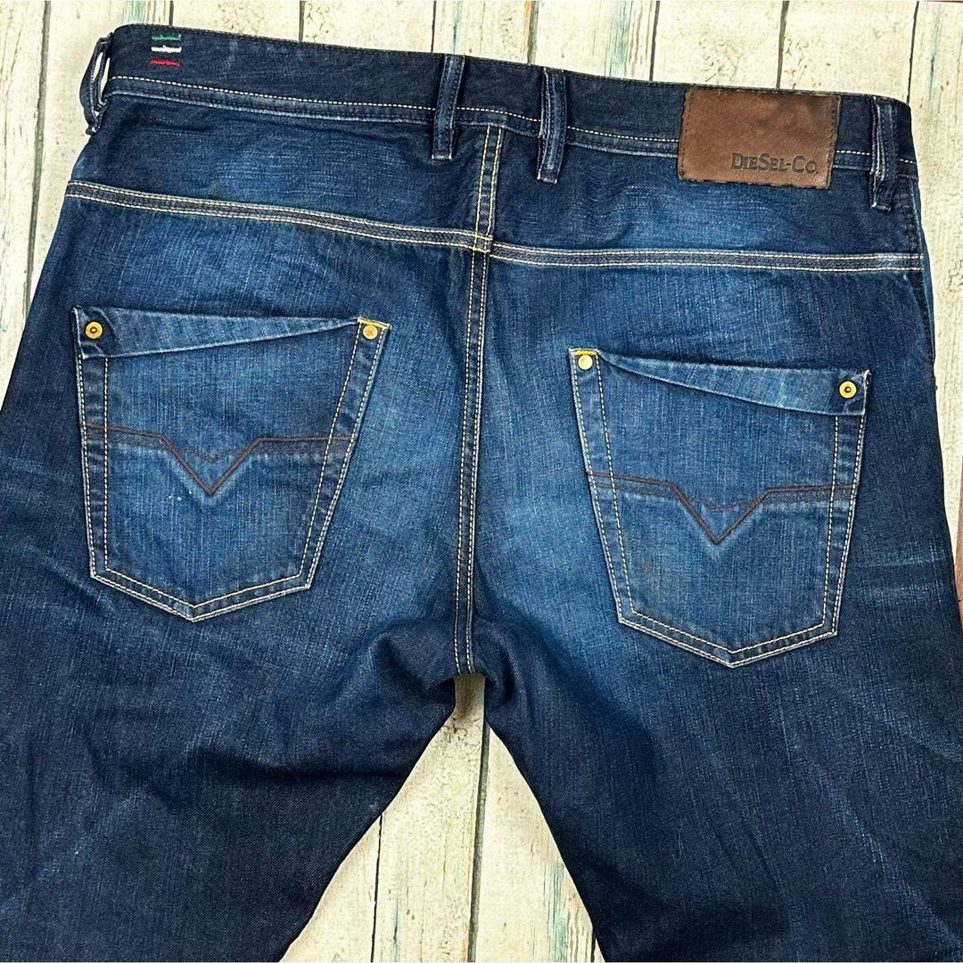 Diesel Mens 'Krooley' Regular Slim Carrot Jeans - Size 34 - Jean Pool