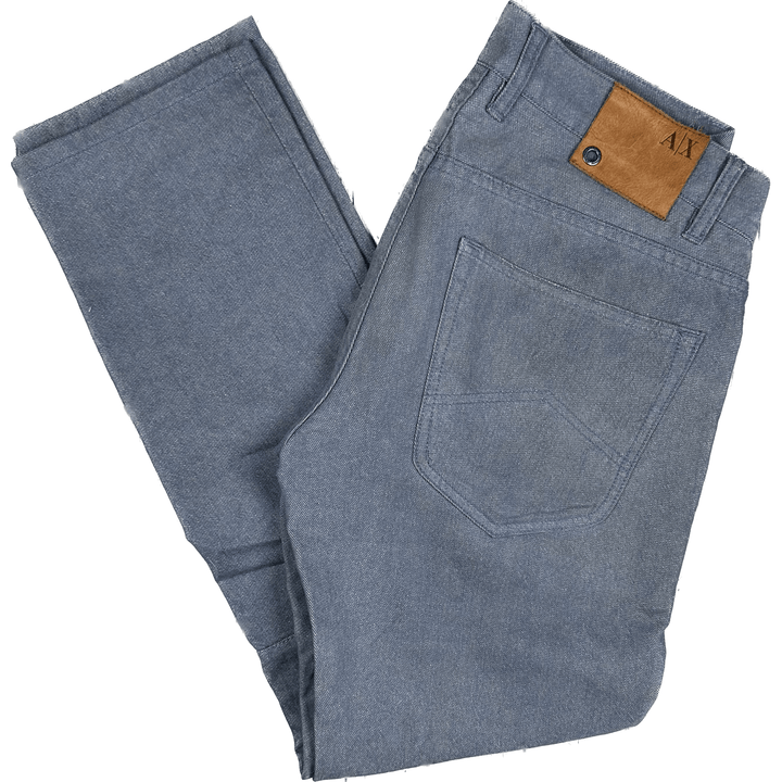 Armani Exchange Mens Dusty Blue Jeans -Size 31 - Jean Pool