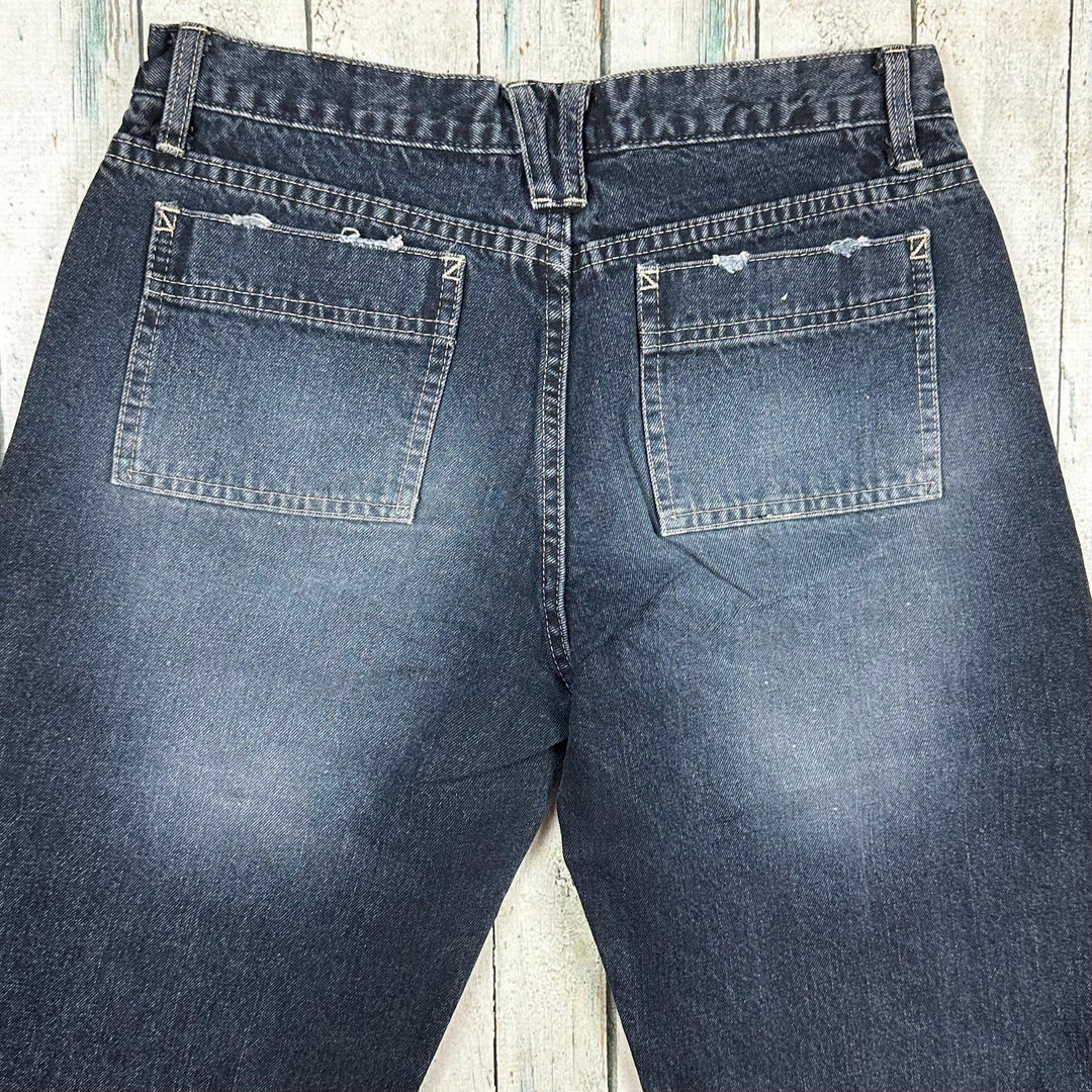 Rip Curl Y2K Distressed Low Rise Wide Flares- Size 11 - Jean Pool