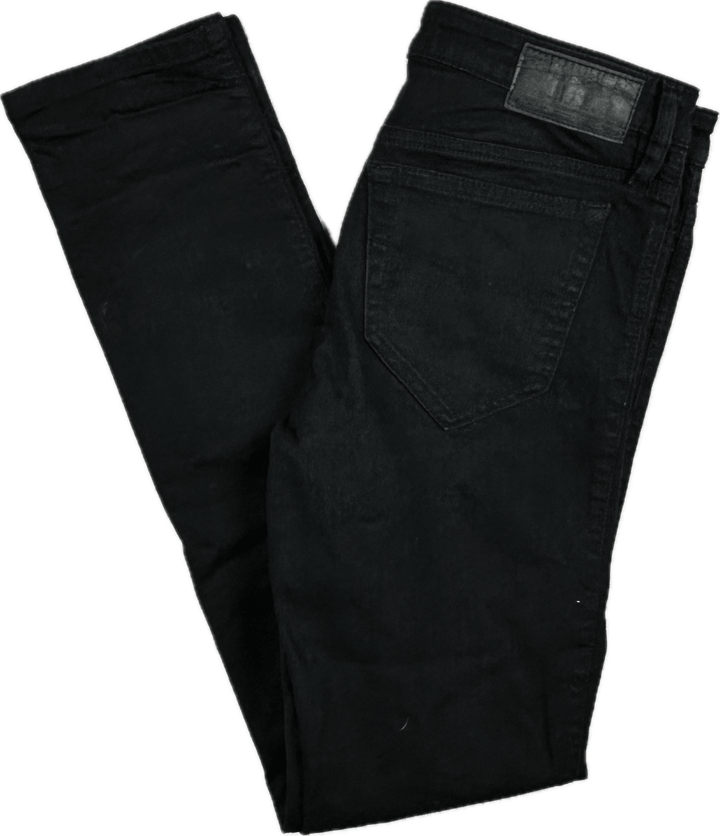 Diesel Denim 'Skinzee' Super Skinny Black Jeans -Size 28/30