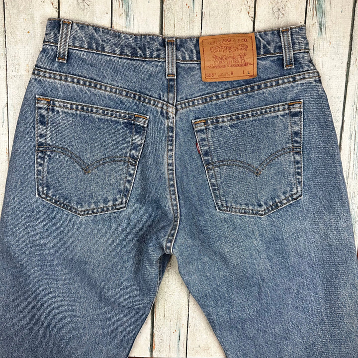 Levis 555 USA Made Vintage 90's Denim Jeans - Size 9 - Jean Pool