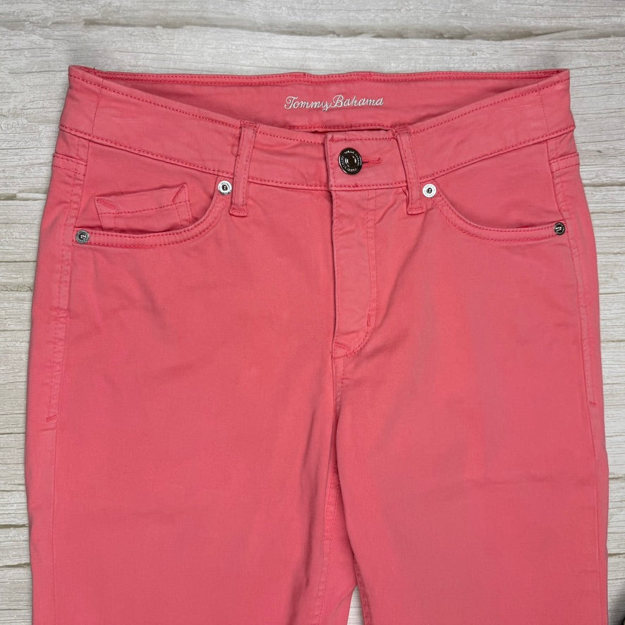 Tommy Bahama- 'Boracay Beach' Coral Boardwalk Shorts - Size 27