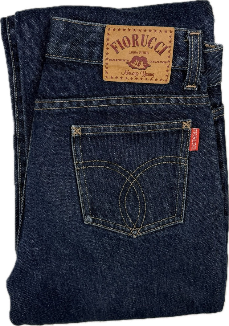 Fiorucci 90's Low Rise Bootcut  Denim Jeans- Suit Size 6