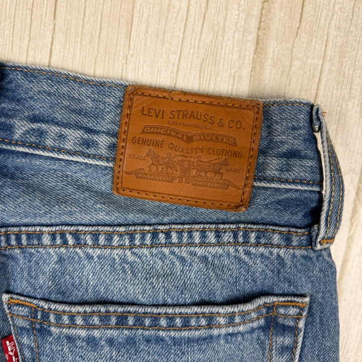 Levis Classic Fray Hem Denim Skirt - Size 24"