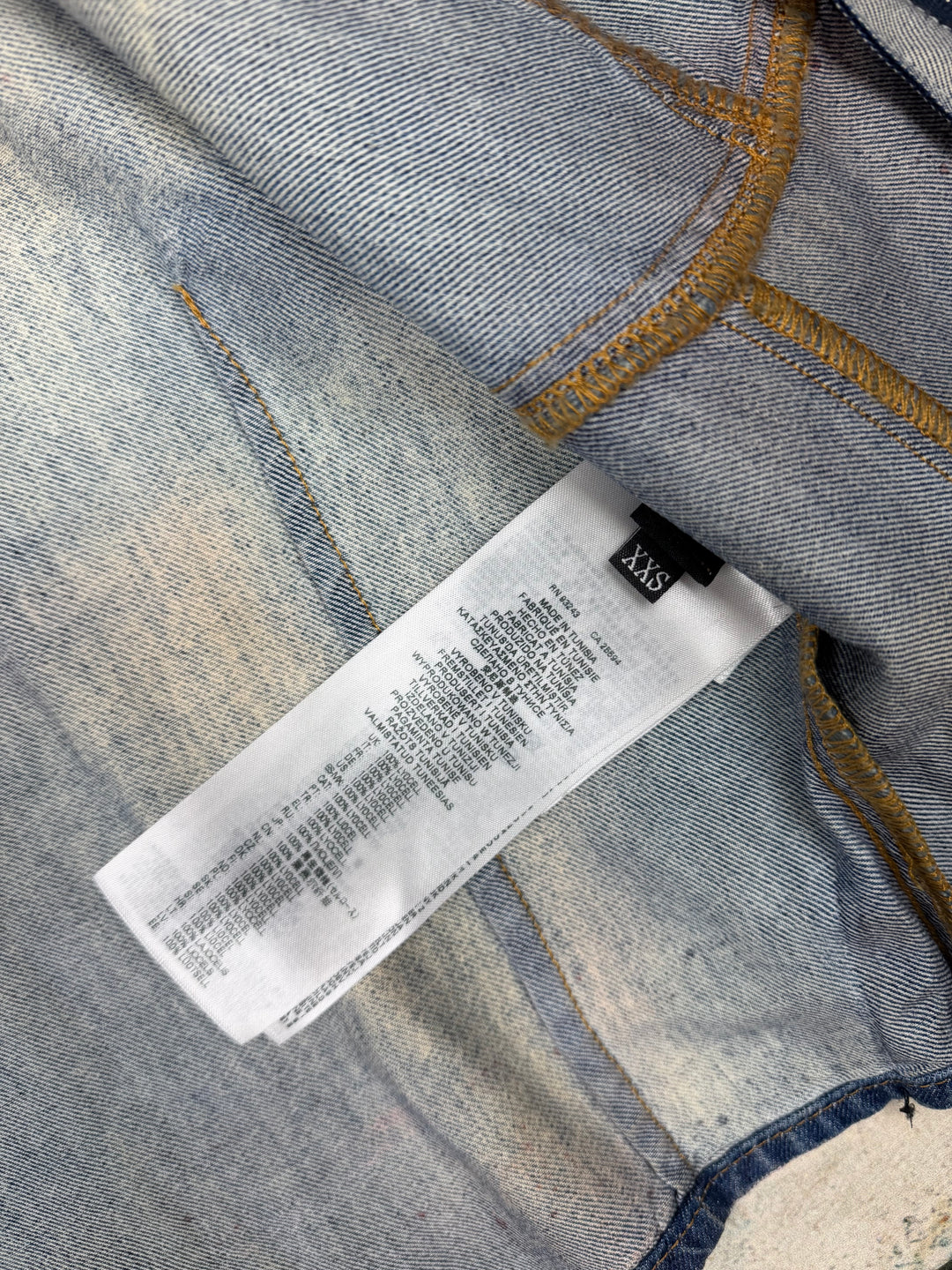 NWT -Diesel ‘De-Smily FSD’ Printed Denim Jacket - Size XXS