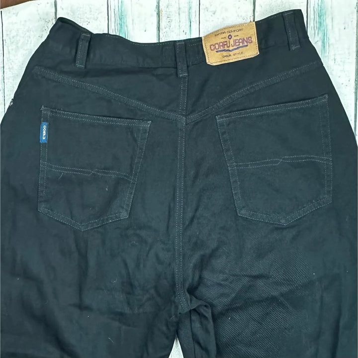 Corfu 90's Vintage Black Tencel Jeans- Size 16 - Jean Pool