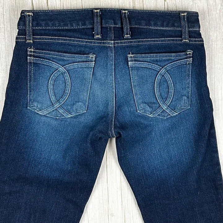 Bardot Denim Y2K Aussie Made Low Rise Boot Flare Jeans  -Size 8