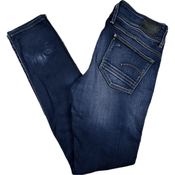 G Star RAW Womens 'Lynn' Mid Skinny Jeans -Size 27/32 - Jean Pool