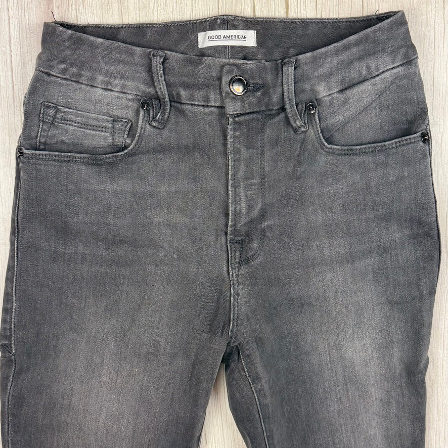 Good American 'Good Legs Crop' Released Hem Skinny Jeans- Size 26"
