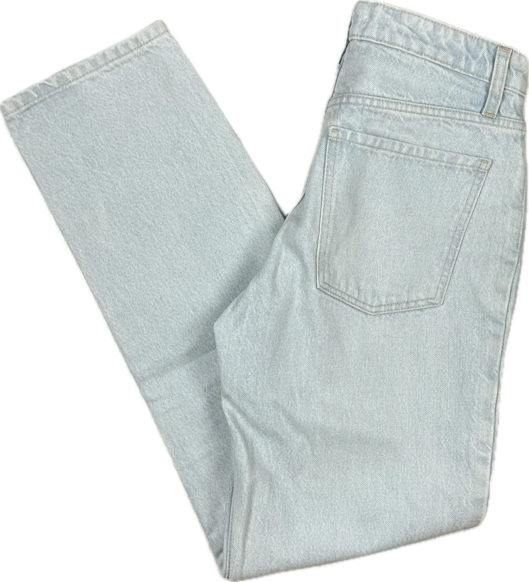 NOBODY 'Phoebe' Low Straight Jean in Dreamy Blue Wash Size 26