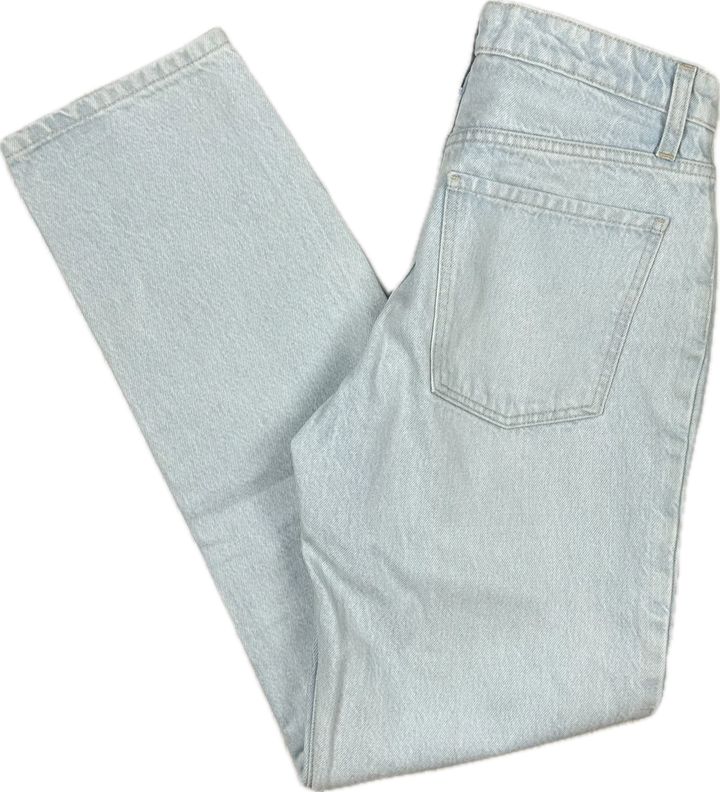 NOBODY 'Phoebe' Low Straight Jean in Dreamy Blue Wash Size 26