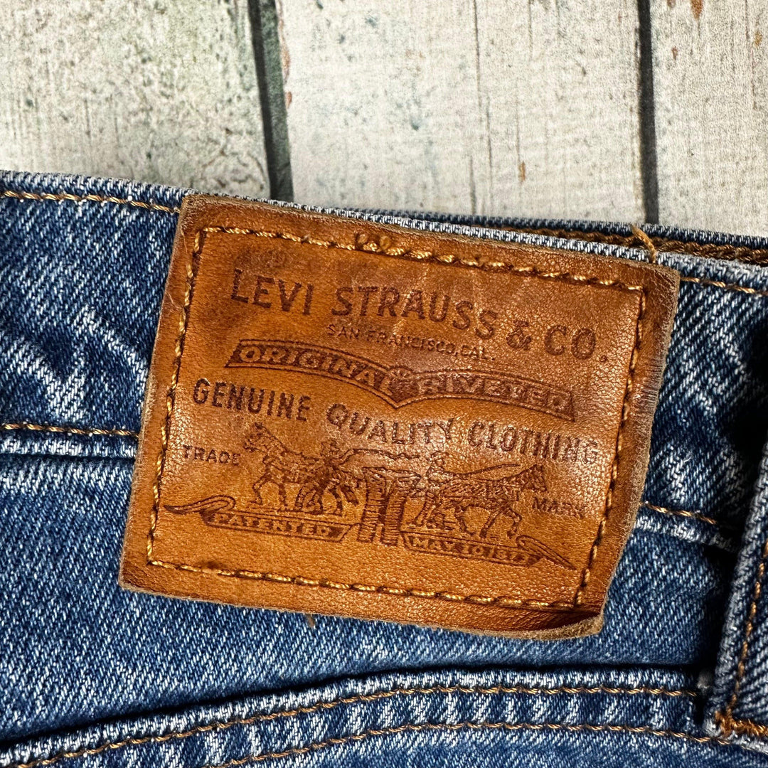 Levis ‘Wedgie Straight’ Ladies Premium Denim Jeans - Size 25 - Jean Pool