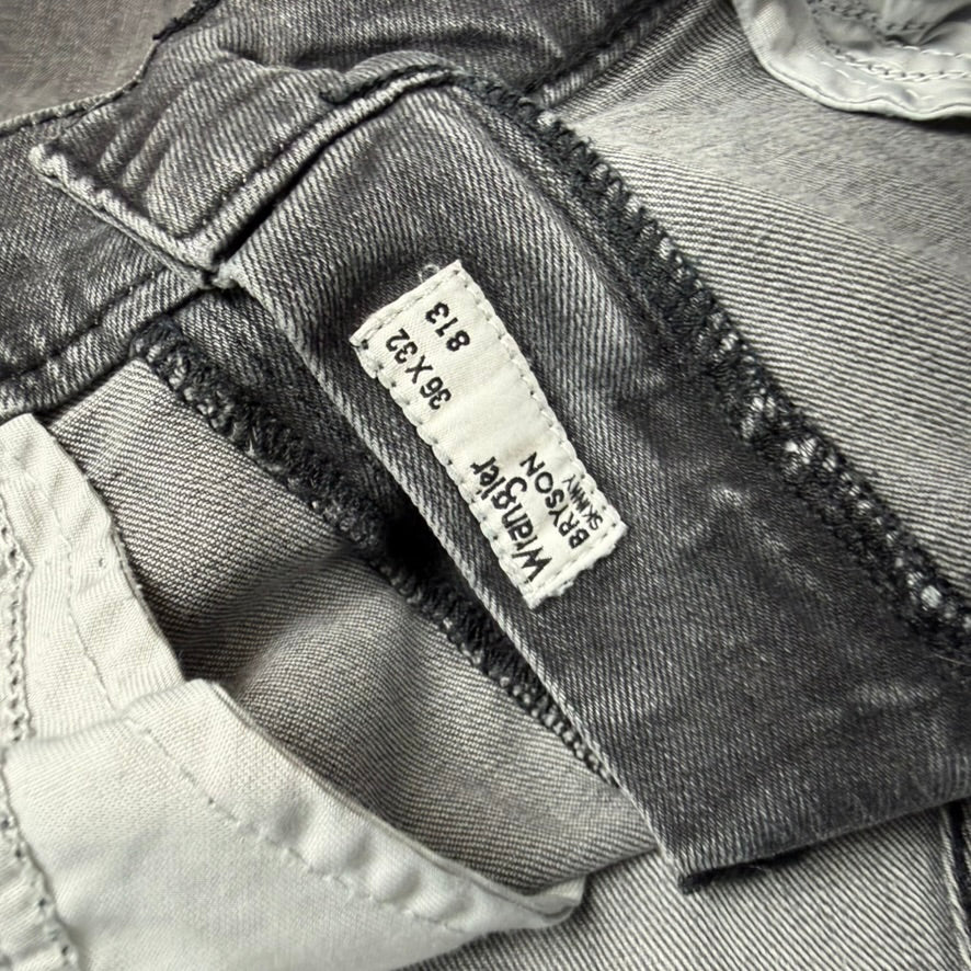 Wrangler 'Bryson' Mens Skinny Fit Jeans - Size 36R