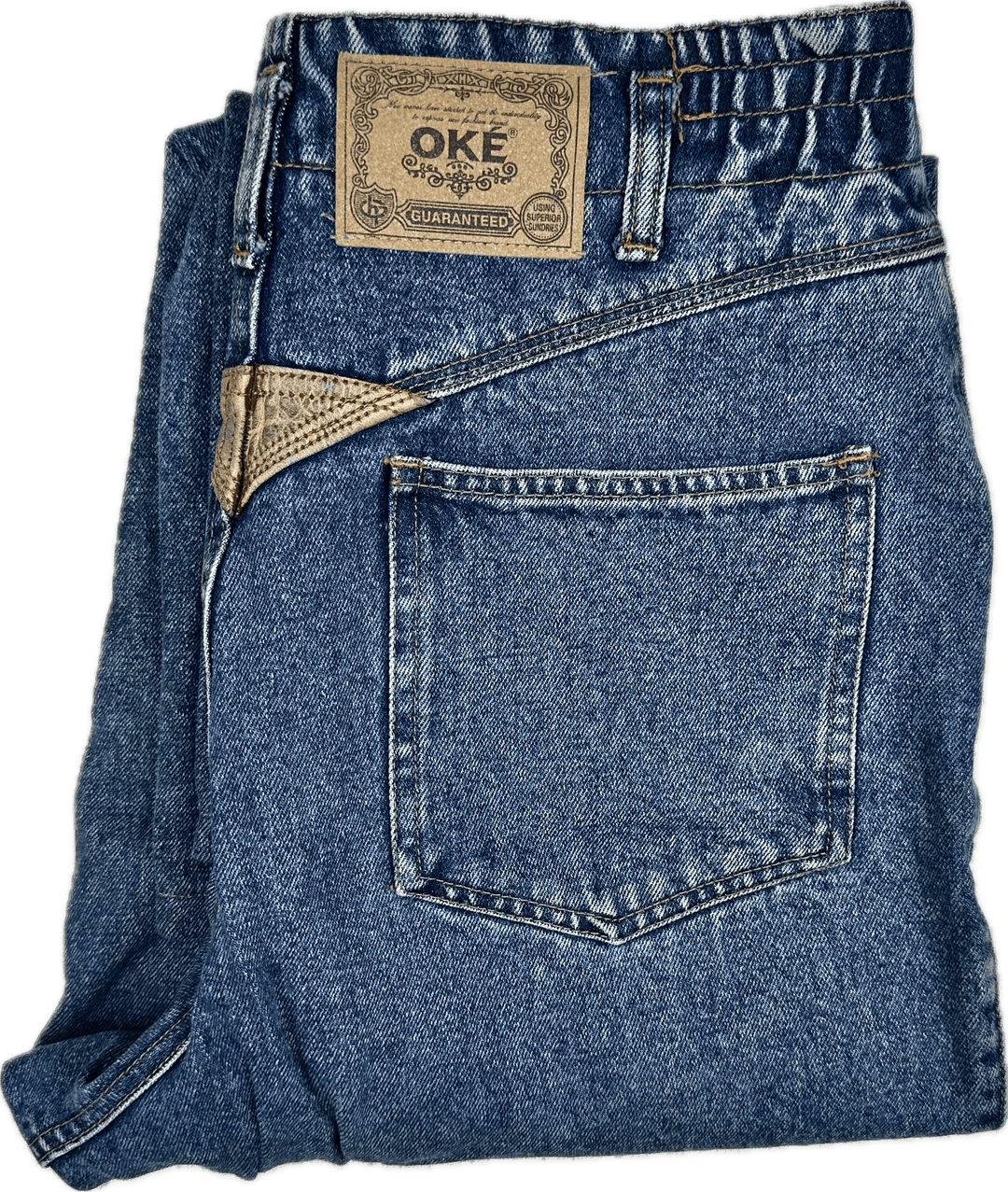 Vintage  80's Oke 'Mom' Relaxed Jeans- Suit Size  10/11