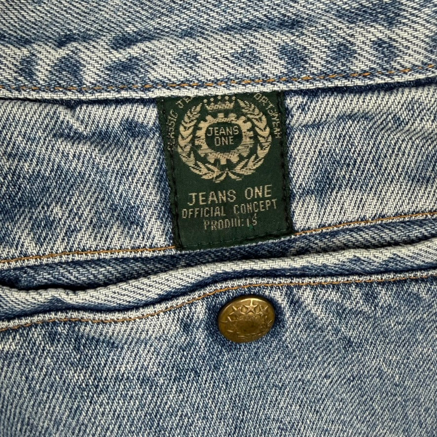Vintage 1980's Australian Made 'Jeans One' Pant Cut Jeans- Suit Size 30"