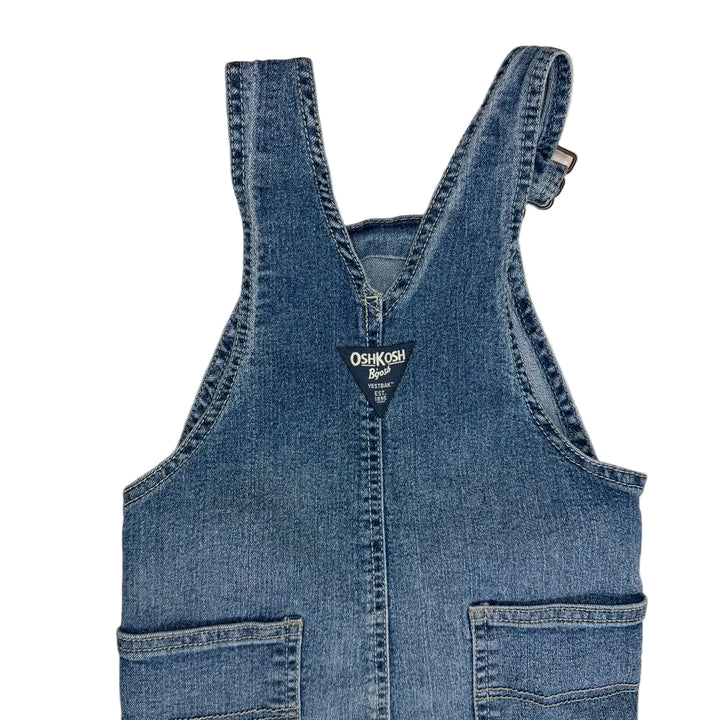 Osh Kosh Logo front Denim Toddler Overalls - Size 3T
